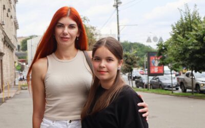 Tres años y medio después, Margarita salió de Mariupol para volver a ver a su madre