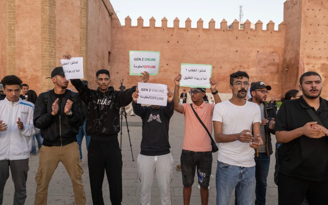 Los jóvenes de Marruecos se suben a la ola global de descontento de la generación Z