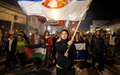 Los estudiantes de Serbia preparan un desafío masivo contra el Gobierno en el primer aniversario de sus protestas