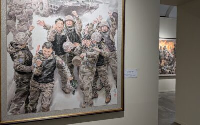 Obreros sonrientes y soldados ilesos: la propaganda de Corea del Norte llega a Moscú