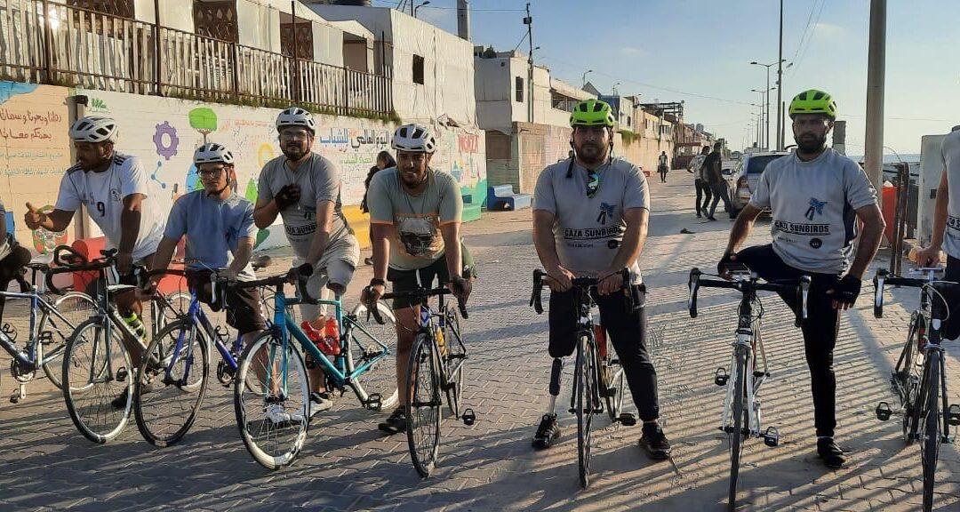 Los Gaza Sunbirds, el equipo ciclista de amputados que compite por “el derecho a existir de Palestina”