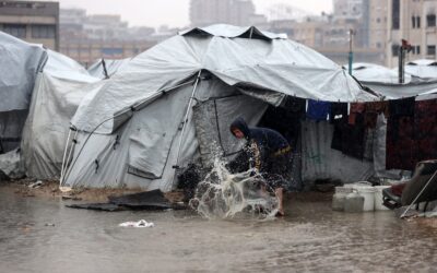 Al menos 14 muertos, entre ellos tres niños, por las lluvias torrenciales en una Gaza desamparada