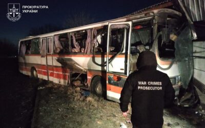 Ucrania denuncia que 12 mineros han muerto por el impacto de un dron ruso contra el autobús en el que viajaban