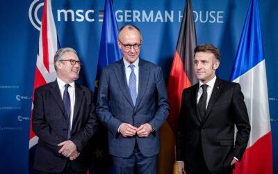 Merz y Macron replican en Múnich al asalto trumpista: “Es la hora de una Europa fuerte”