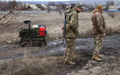 Los drones terrestres impulsan a Ucrania hacia la infantería robotizada