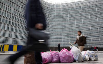 Bruselas, la ciudad sin contenedores de basura