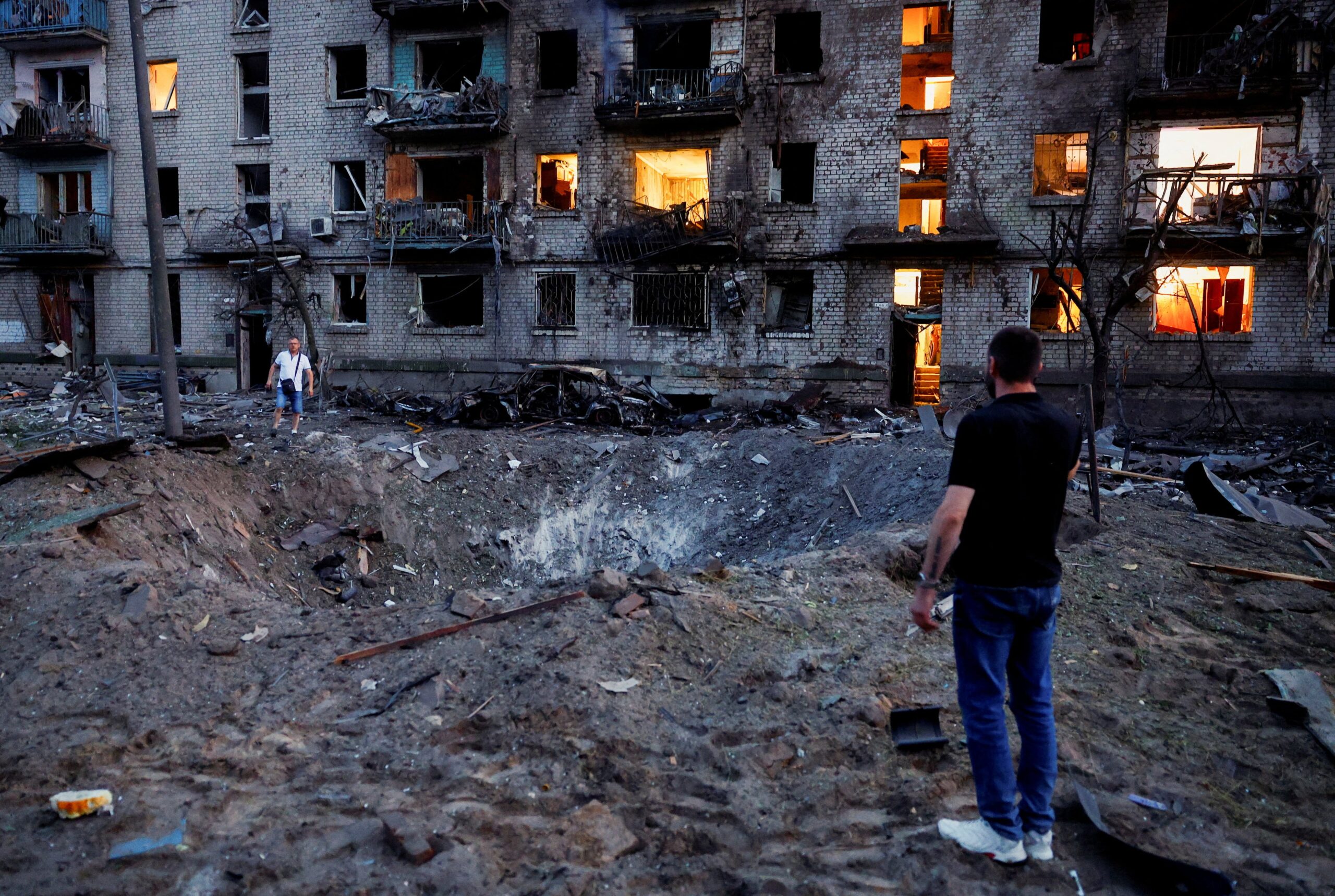 Al menos 25 muertos en uno de los peores bombardeos rusos contra Kiev: “Esto es un ataque terrorista”