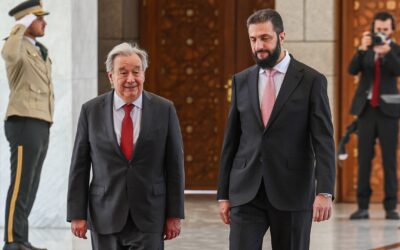 Guterres alaba la transición en Siria y llama a Israel a respetar su integridad territorial