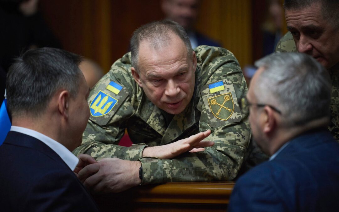 Zelenski releva al jefe del ejército en Ucrania tras seis días de protestas