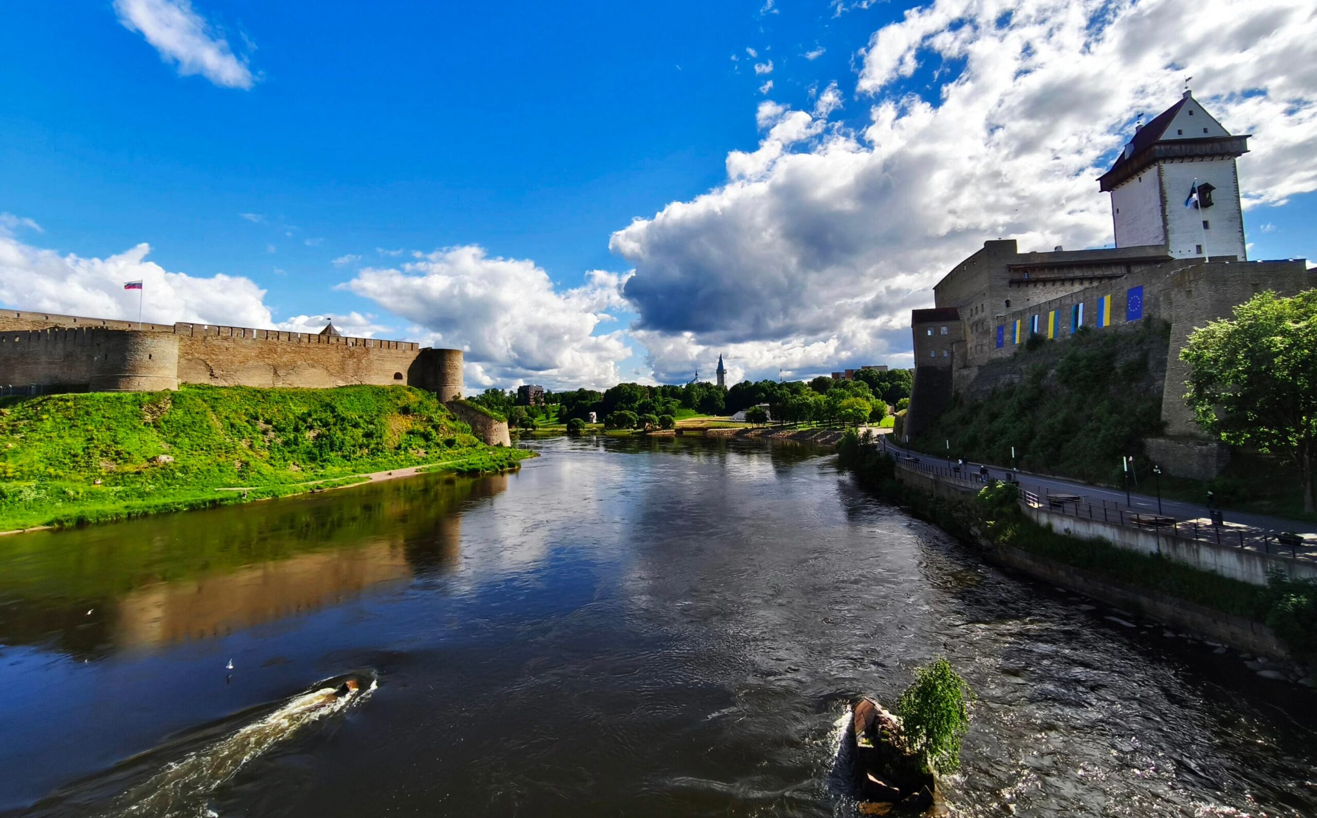 Narva, la ciudad en primera línea de la guerra híbrida de Rusia