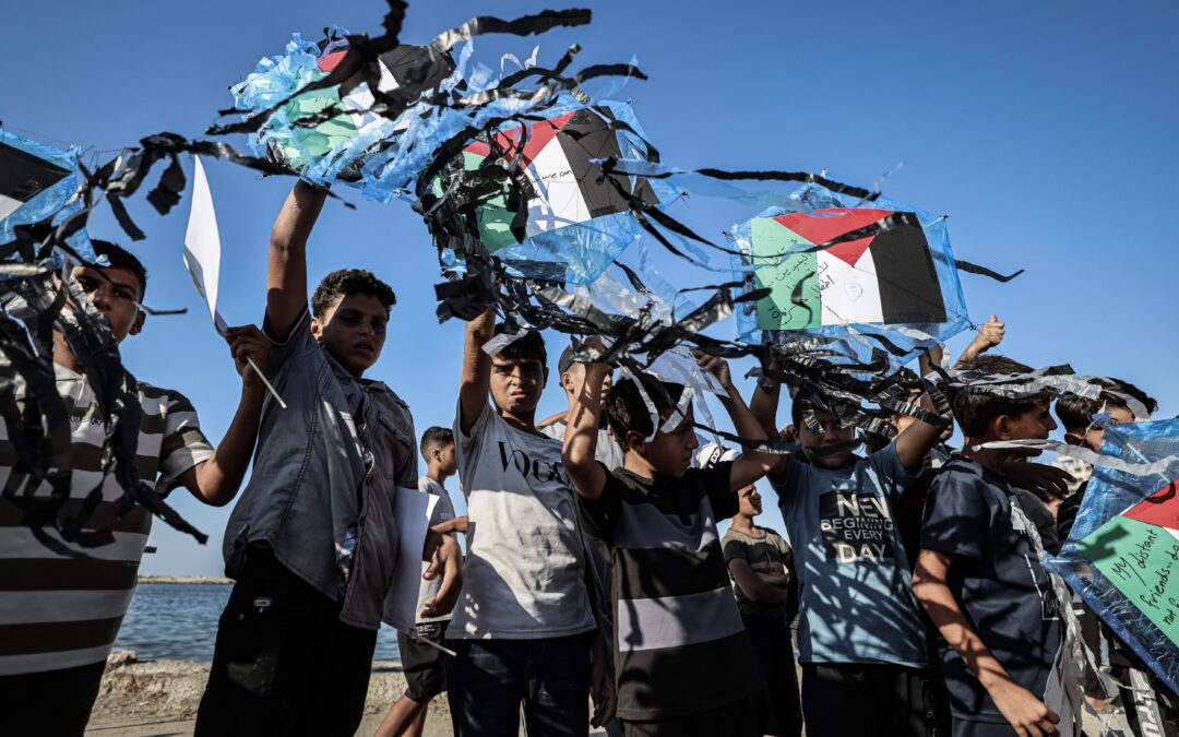 Cometas infantiles llegadas desde Gaza: el nuevo motivo para las amenazas de Israel