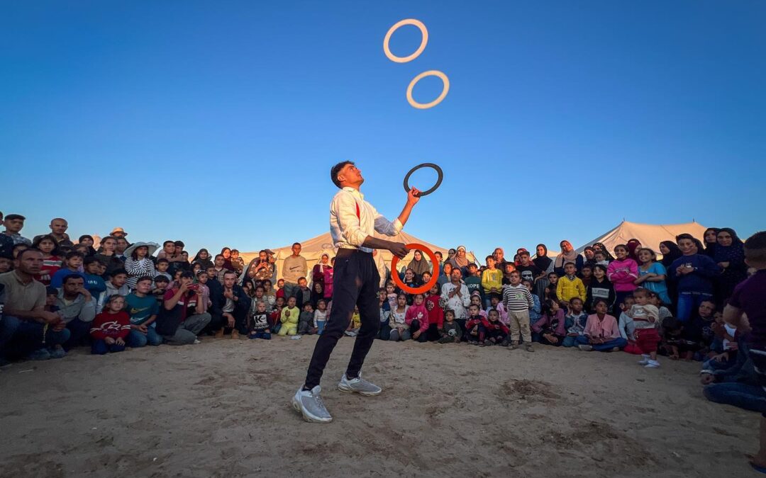 Un circo ambulante para el horror de Gaza
